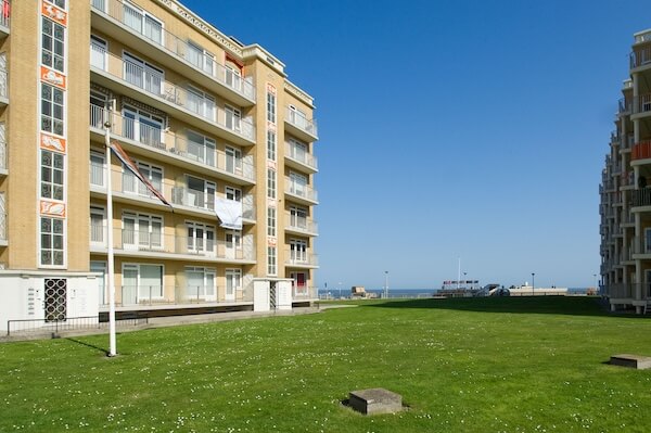 appartementencomplex aan zee, scheveningen